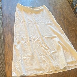 Casual Corner White A-Line Skirt